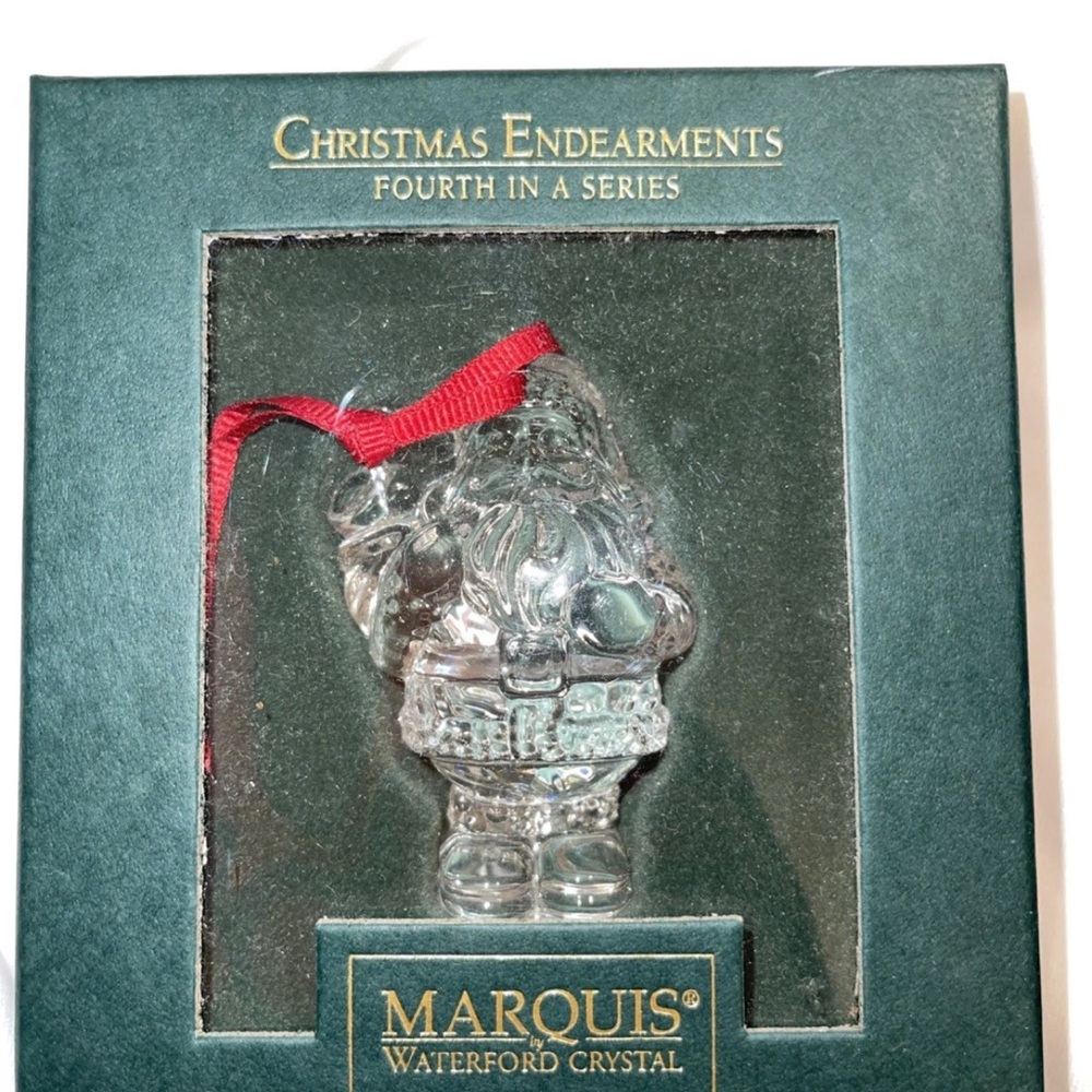 Waterford Crystal Santa Ornament - Fourth in a Series